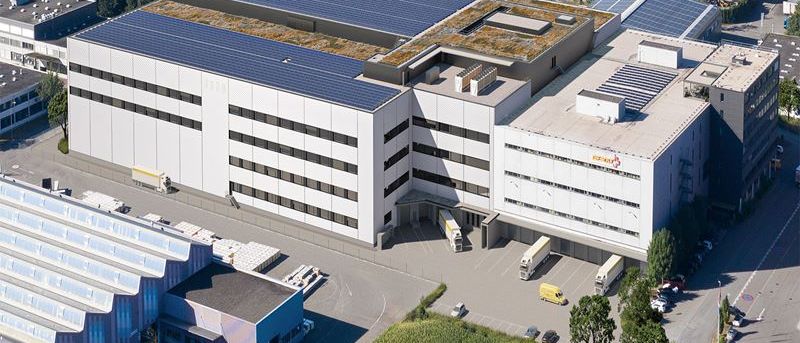 Luftaufnahme des Logistikzentrum Villmergen