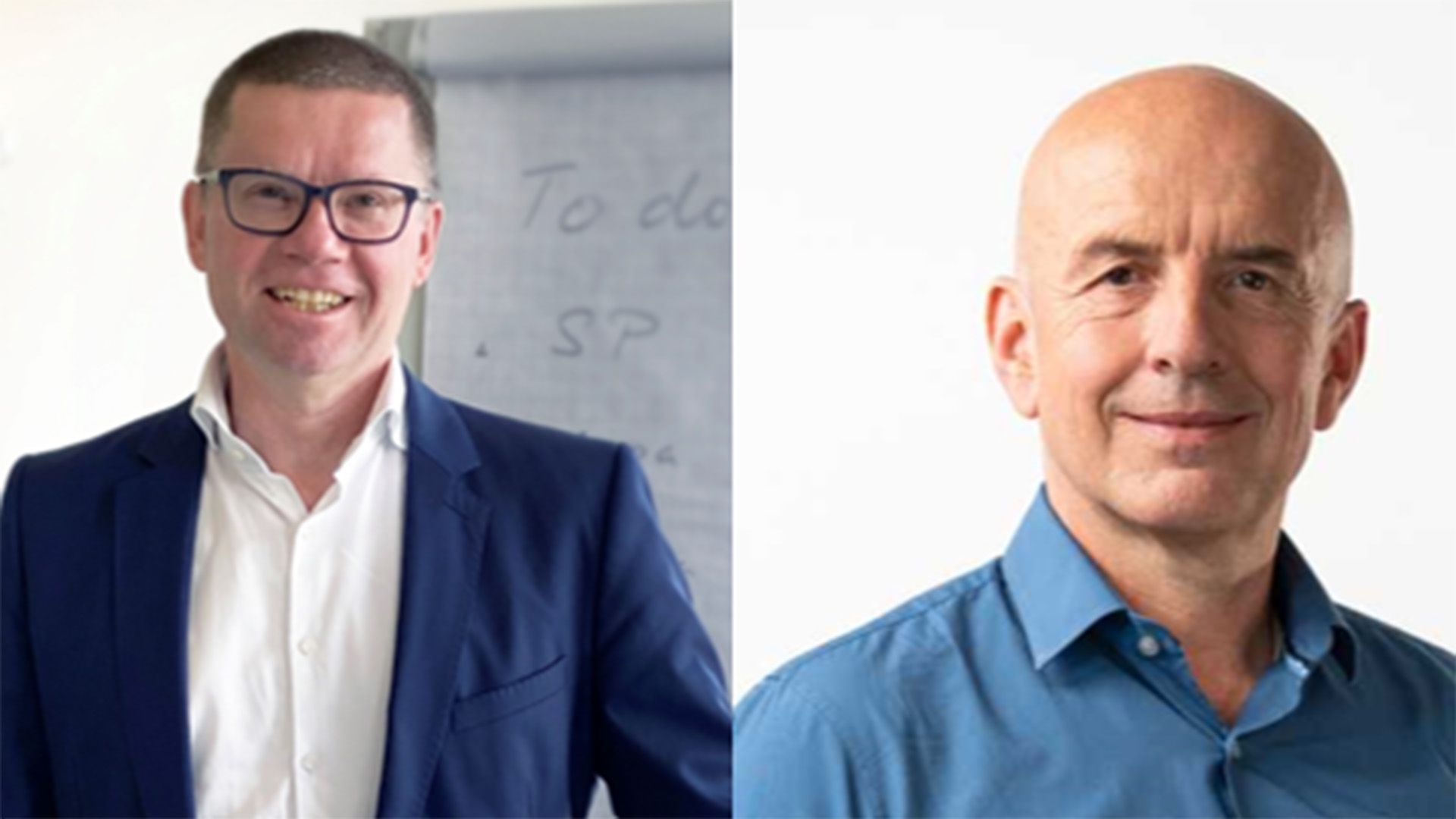 Portraits of Roland Heizmann and Stefan Luginbühl